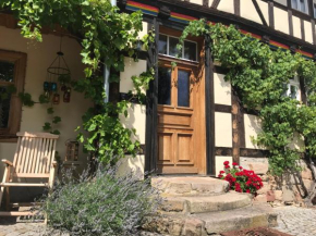 Fachwerkhaus mit rustikalem Weinkeller und Garten, 2 Schlafzimmer